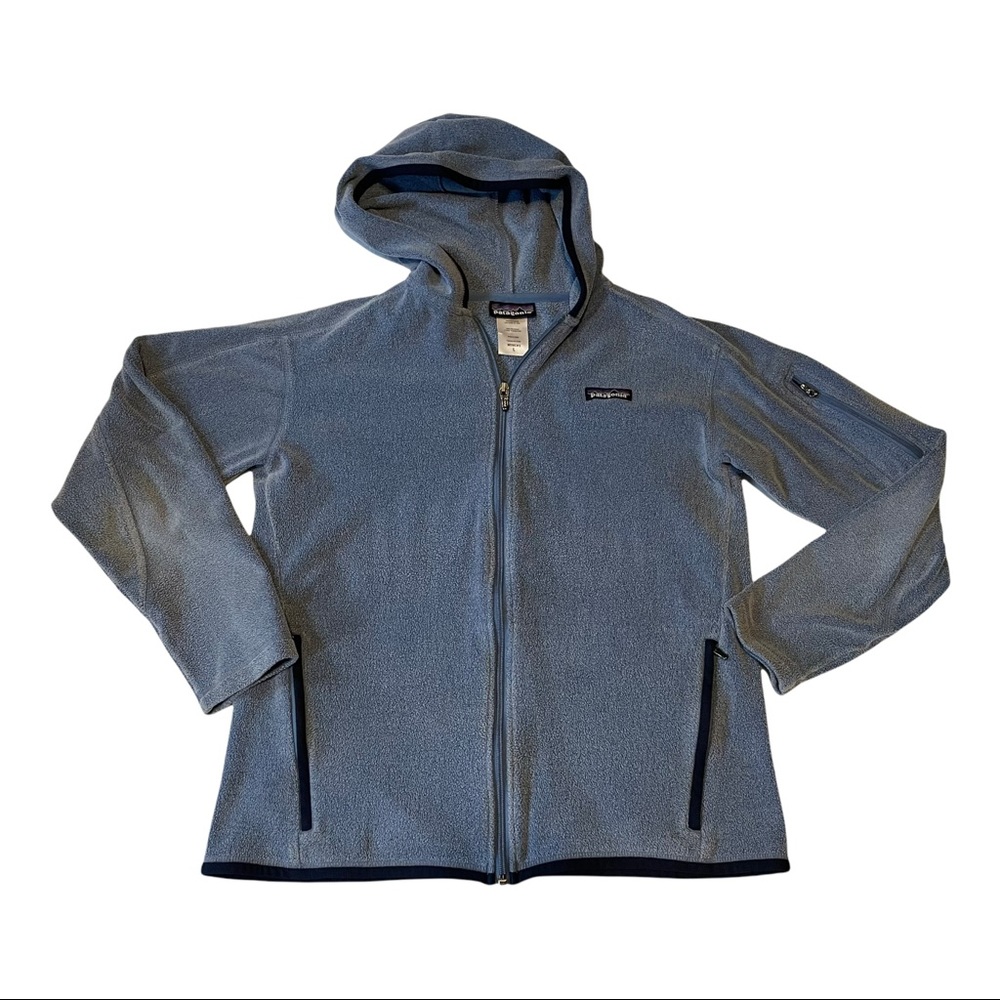 Patagonia Retro Pile Fleece Hoodie Full Zip Hooded Sweater Jacket Women’s Large